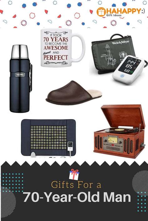 70 year old man birthday gift ideas